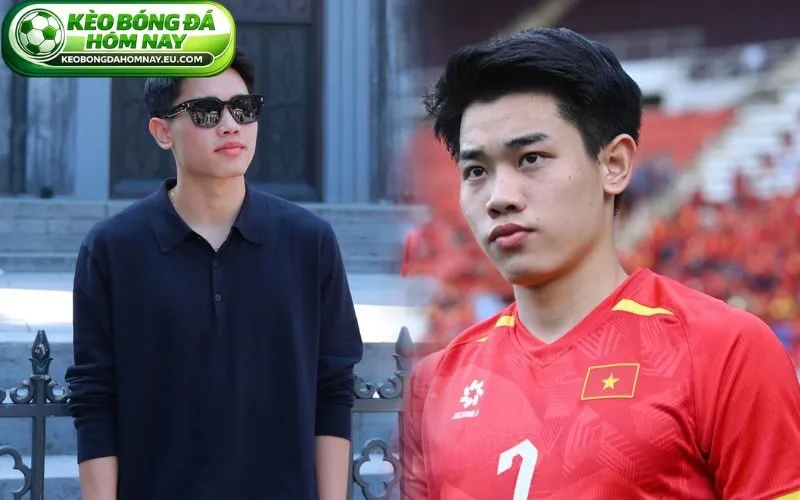 Nguyễn Đình Bắc trong màu áo tuyển Việt Nam - kèo bóng đá trực tuyến