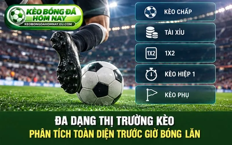 Các Loại Kèo Bóng Đá Phổ Biến – Kèo Chấp, Tài Xỉu, 1X2